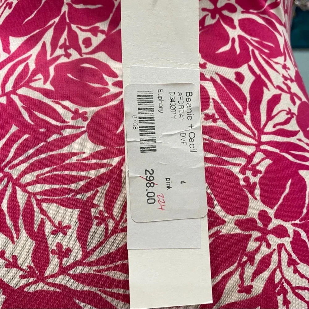 🦋HP X 4🦋DIANE von FURSTENBERG | Euphony Dress | 100% Silk | Size 4 | NWT - Picture 7 of 11